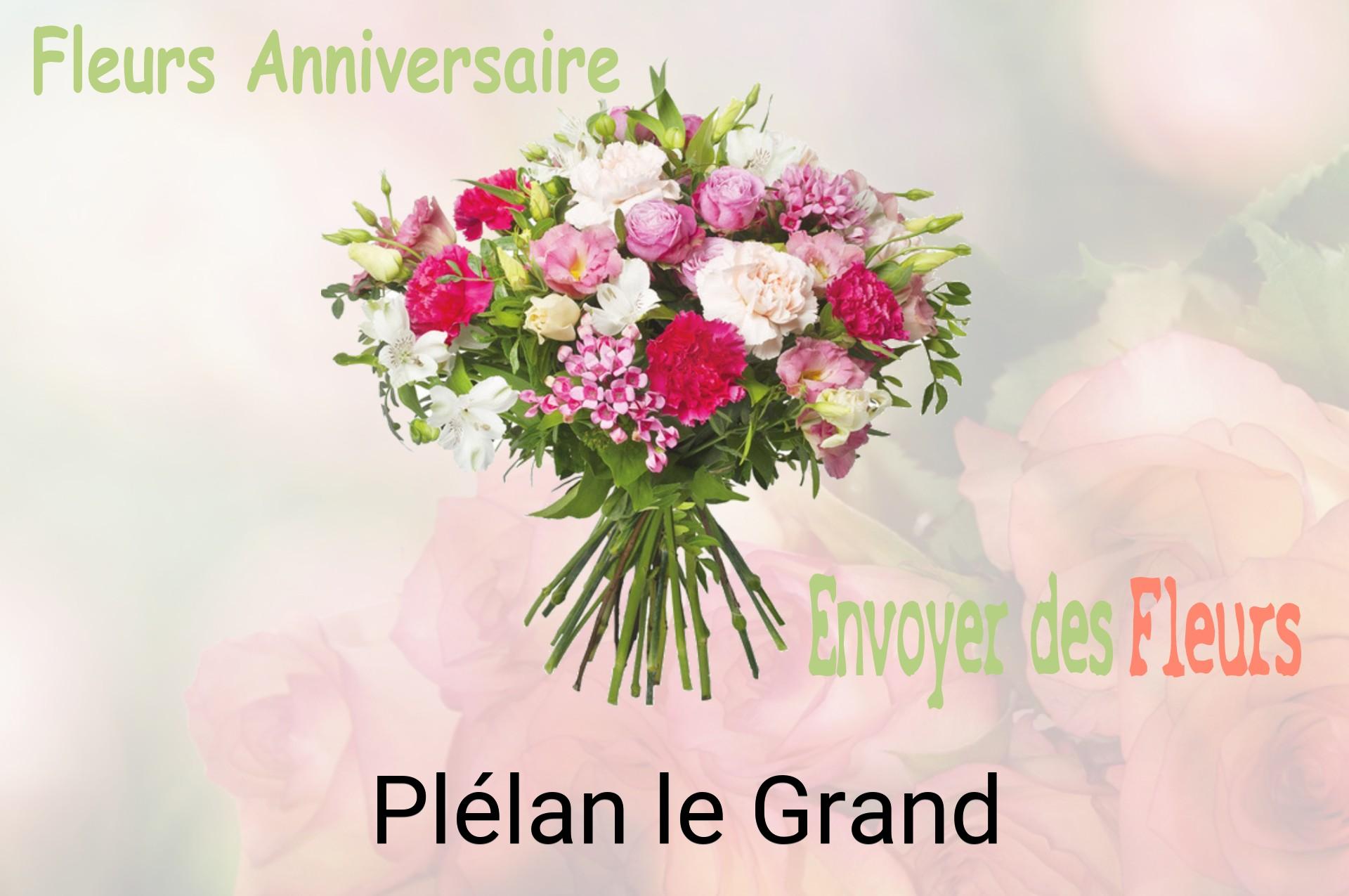 Bouquet de fleurs d’anniversaire livré à Plélan-le-Grand