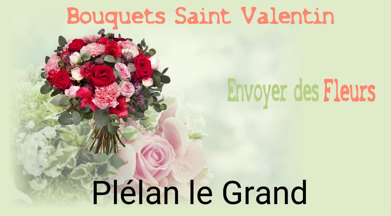 Roses de Saint-Valentin livrées à Plélan-le-Grand